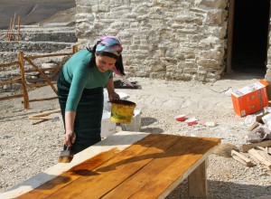 Субботник в селе Хой